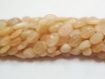 Peach Moonstone Oval Beads