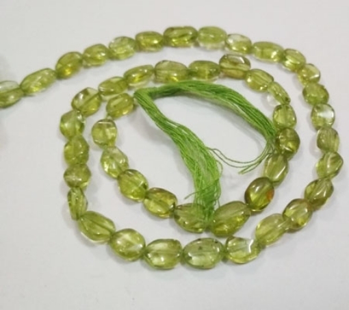 Peridot Oval Beads