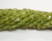 Peridot Oval Beads