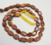 Red Tigereye Oval Beads