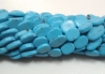 Turquoise (manmade) Oval Beads