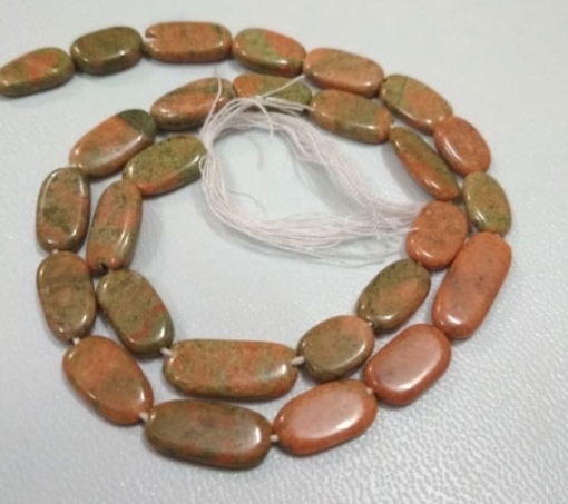 Unakite Oval Beads