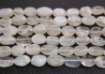 White Moonstone Oval Beads