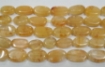 Yellow Aventurine Oval Beads