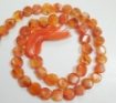 Carnelian Coin Beads