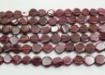 Garnet Coin Beads