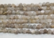 Grey Moonstone Coin Beads