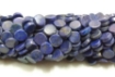 Lapis (dyed) Coin Beads