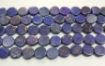 Lapis (dyed) Coin Beads