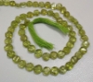 Peridot Coin Beads