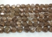 Smoky Quartz Coin Beads