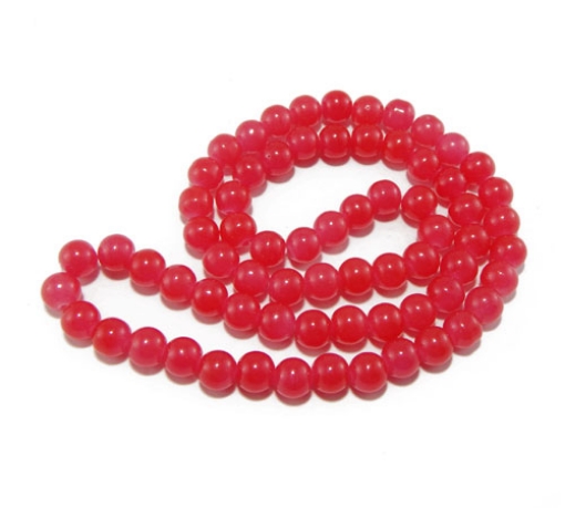 Glass Mala Beads 10mm Round