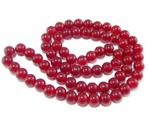 Glass Mala Beads 10mm Round