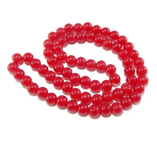 Glass Mala Beads 10mm Round