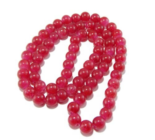 Glass Mala Beads 10mm Round