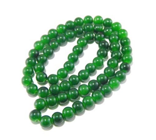 Glass Mala Beads 10mm Round