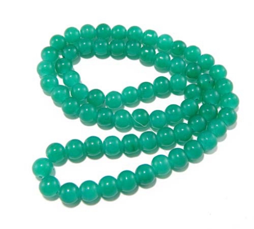 Glass Mala Beads 10mm Round