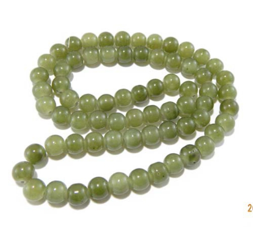 Glass Mala Beads 10mm Round