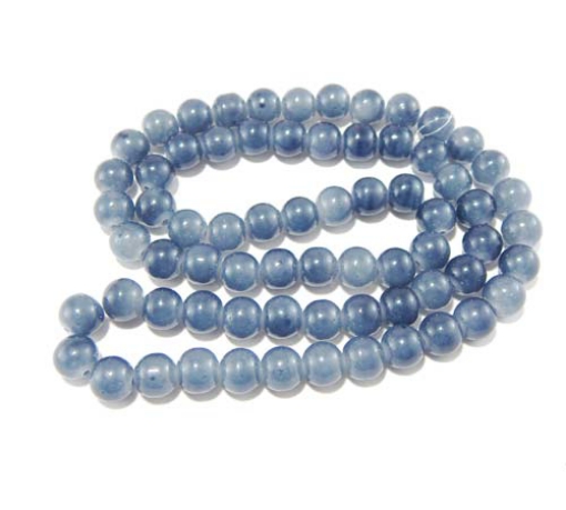 Glass Mala Beads 10mm Round