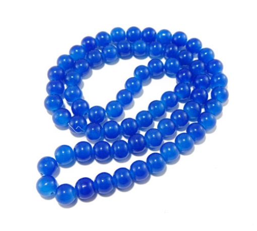 Glass Mala Beads 10mm Round