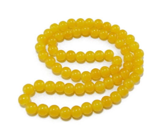 Glass Mala Beads 10mm Round