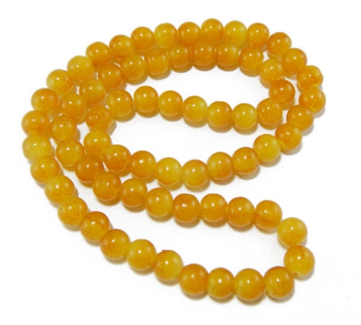 Glass Mala Beads 10mm Round