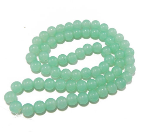 Glass Mala Beads 10mm Round