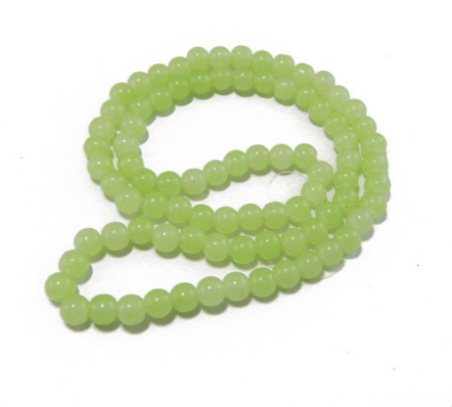 Glass Mala Beads 8mm Round