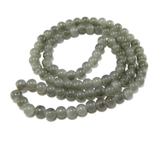 Glass Mala Beads 8mm Round