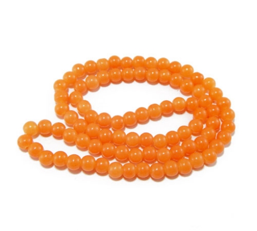 Glass Mala Beads 8mm Round