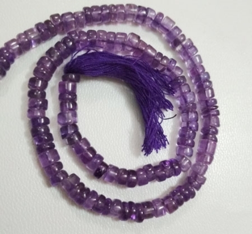 Amethyst Dark Tyre Beads