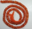 Carnelian Tyre Beads