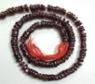 Garnet Tyre Beads