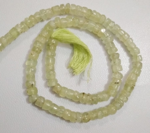 Prehnite Tyre Beads