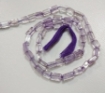 Amethyst Light Rectangle Beads