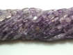 Amethyst Light Rectangle Beads