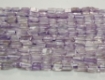 Amethyst Light Rectangle Beads