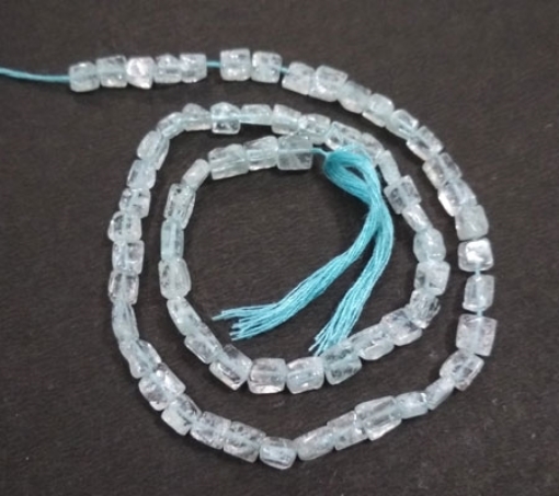 Blue Topaz Rectangle Beads