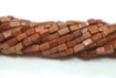 Brown Goldstone Rectangle Beads