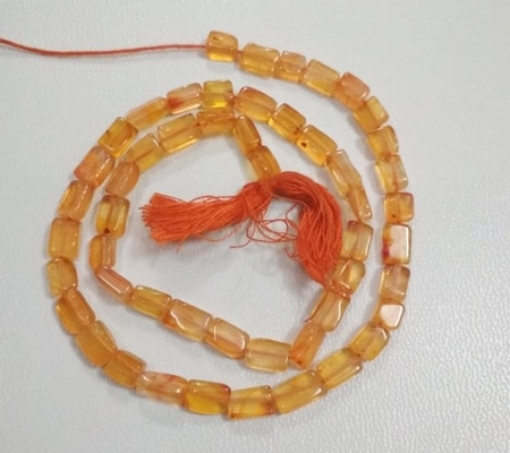 Carnelian Rectangle Beads