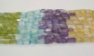 Multi 4 Colour Rectangle Beads