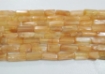 Peach Moonstone Rectangle Beads