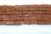 Red jade Rectangle Beads