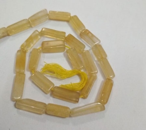 Picture of Yellow Aventurine (Light) Rectangle Beads