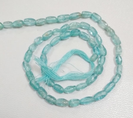 Apatite tube beads