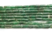 Green Aventurine tube beads