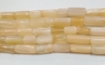 Peach Moonstone tube beads