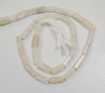 Picture of White Moonstone tube beads
