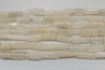 Picture of White Moonstone tube beads