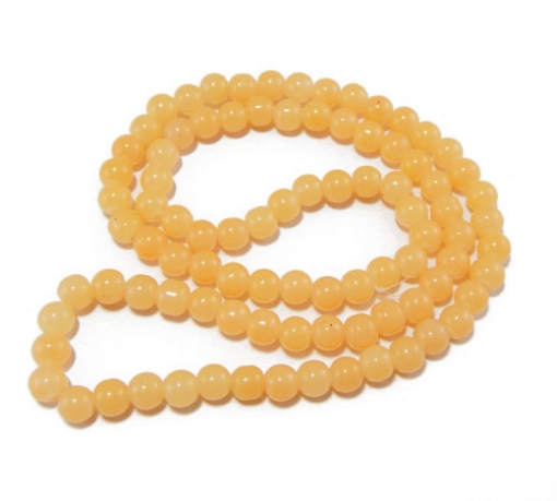 Glass Mala Beads 8mm Round